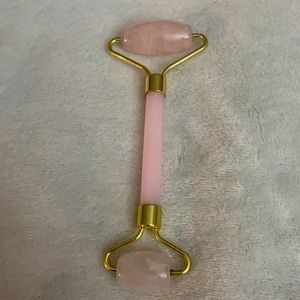 Rose quartz stone roller